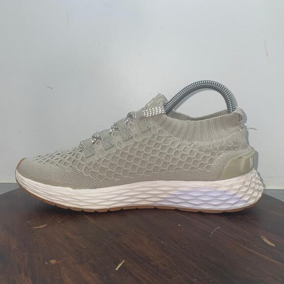 NOBULL All Day Knit Runner Men’s 6 Women’s 7.5 Shoes Gray White Gum Sole Comfort main image 9